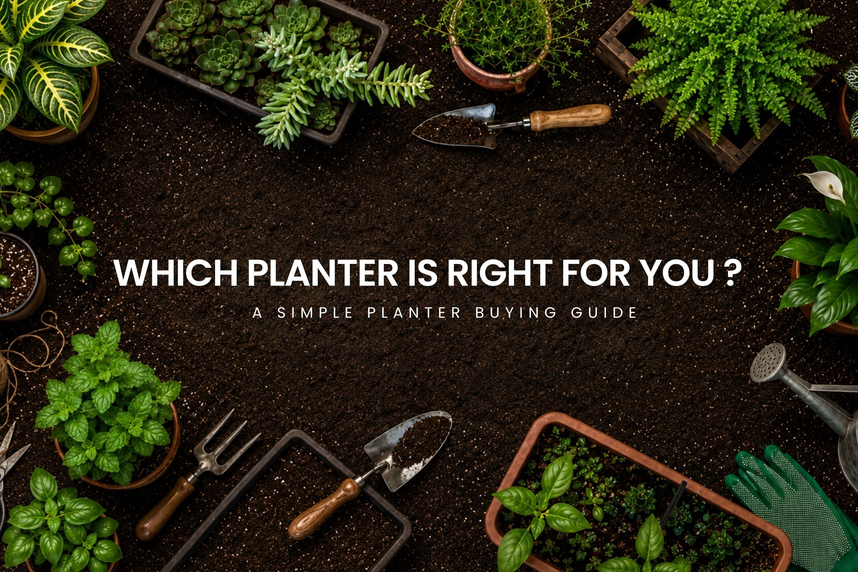 Which Planter Is Right for You? A Simple Planter Buying Guide