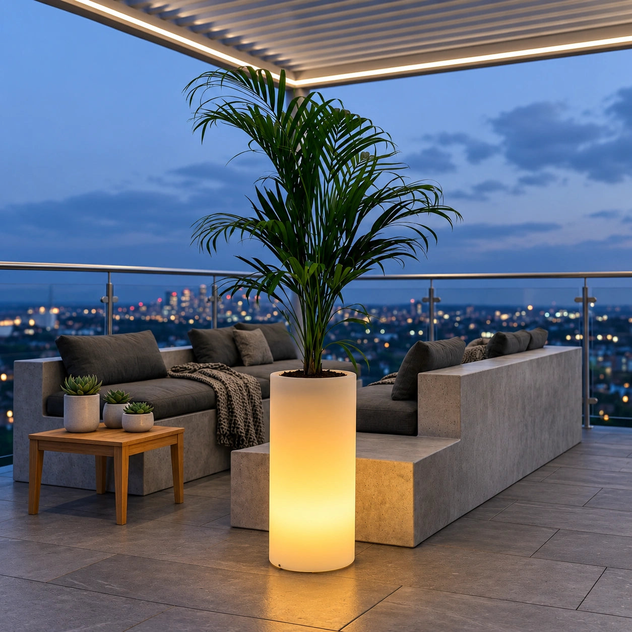 Bliss Illuminated Planter