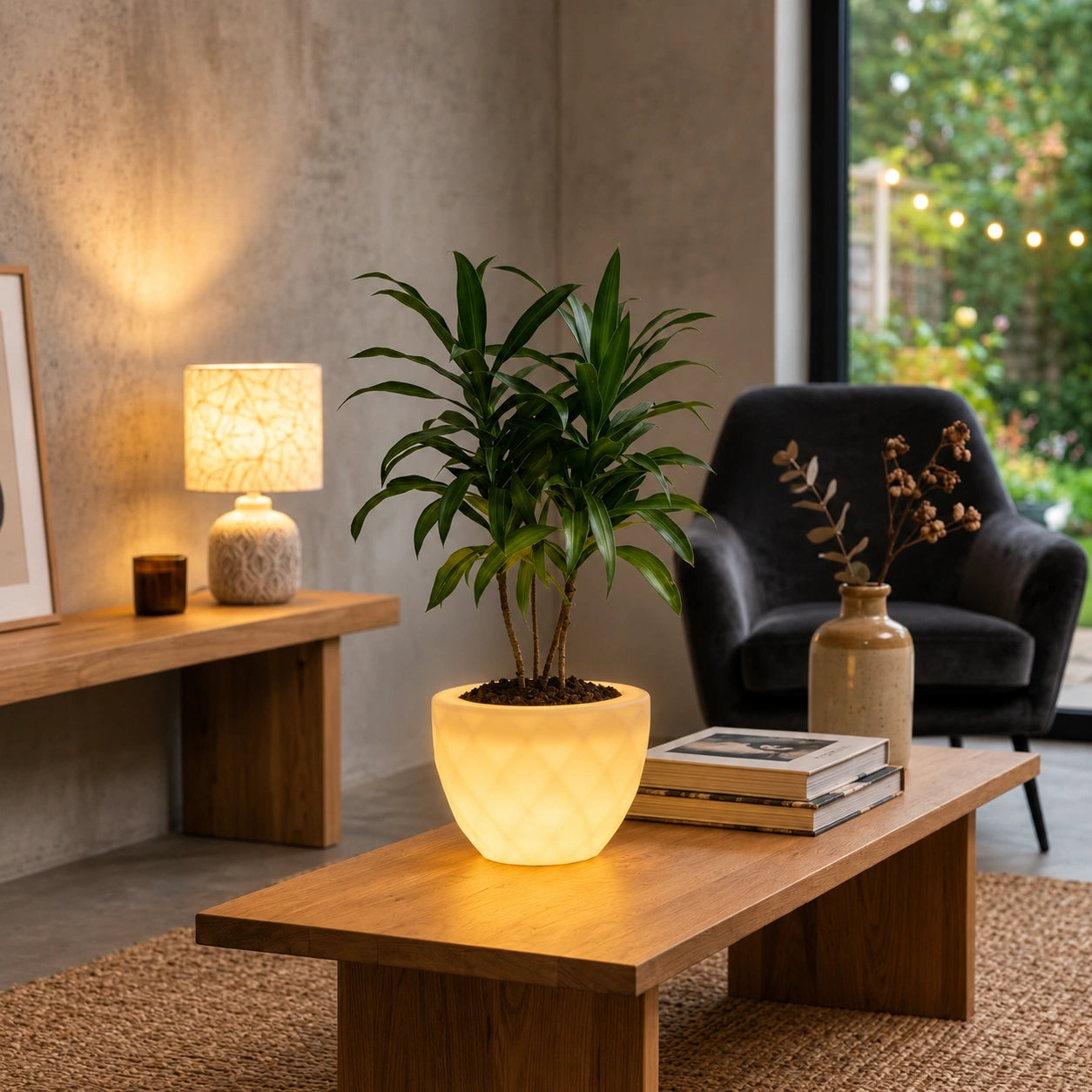 Vaz Illuminated Planter